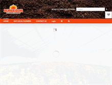 Tablet Screenshot of burlesonflowerfarms.com